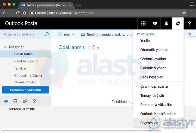 mailleri outlook a yönlendir