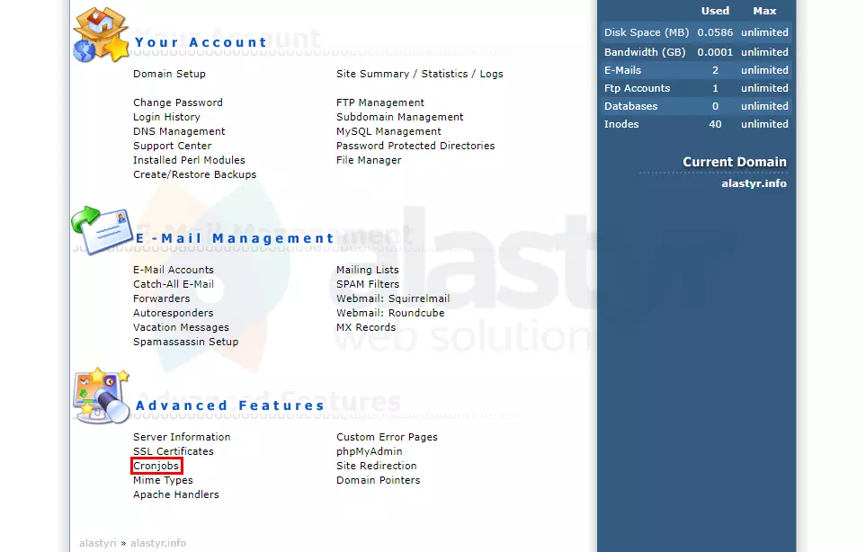 DirectAdmin CronJob Oluşturma (1)