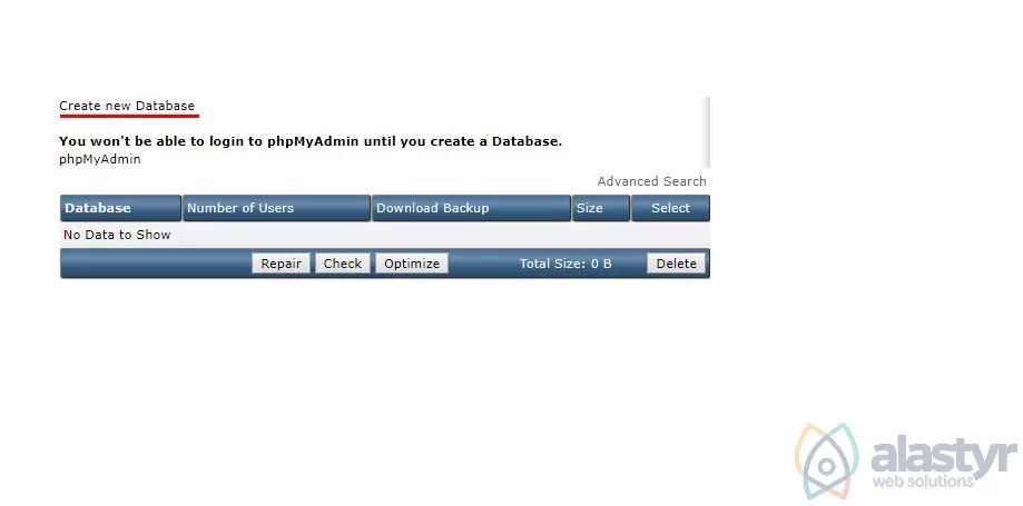 DirectAdmin Veritabanı Oluşturma (2)