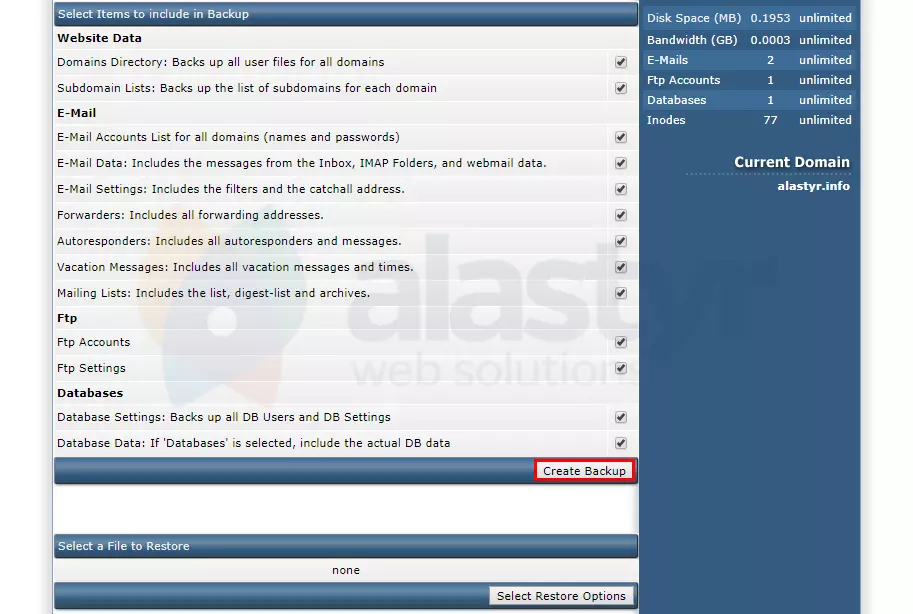 DirectAdmin Yedek Alma (2)