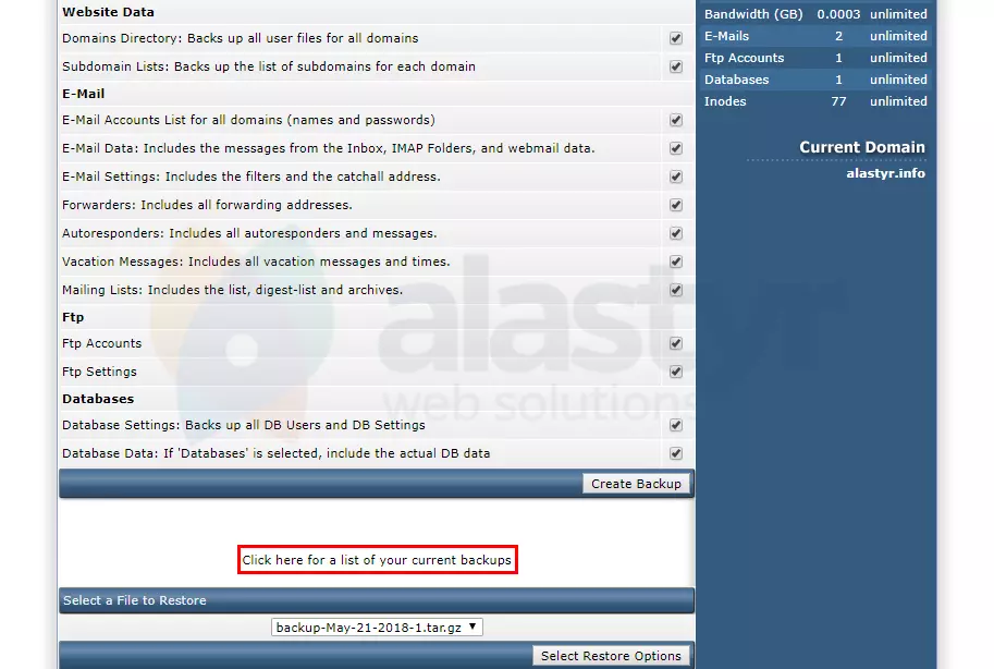 DirectAdmin Yedek Alma (3)