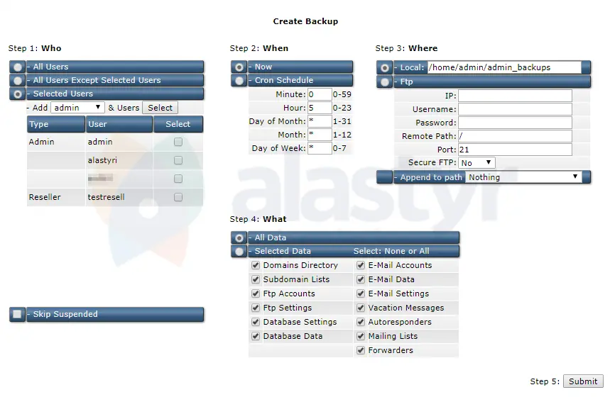 DirectAdmin Yedek Alma (Admin Level) (2)