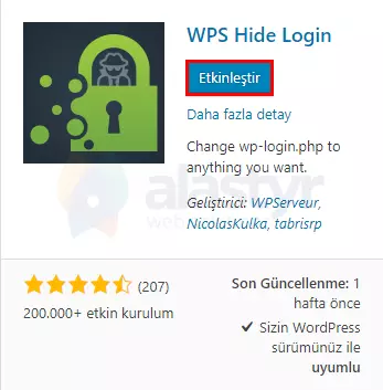wordpress giriş ayarları