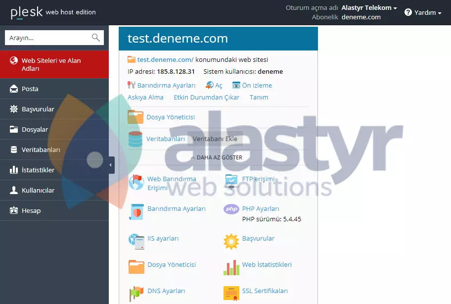 Plesk Subdomain oluşturma (3)