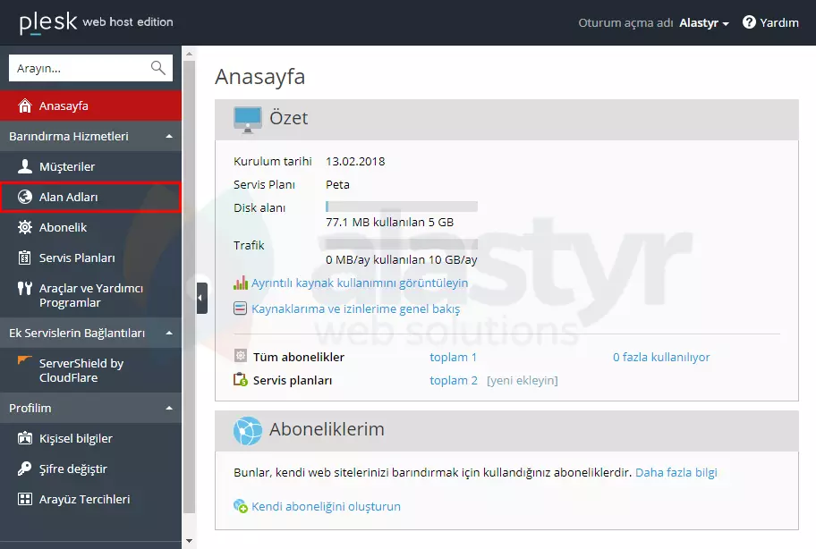 Plesk'te Site Askıya Alma 