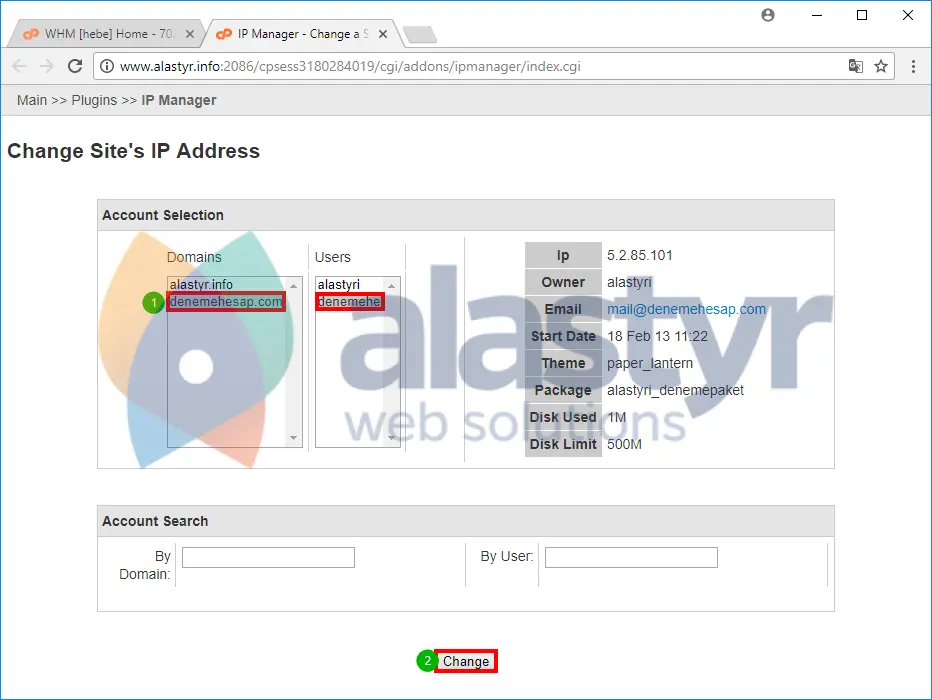 Seo Hosting IP Değiştirme 