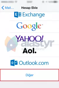 iphone mail nasıl kurulur