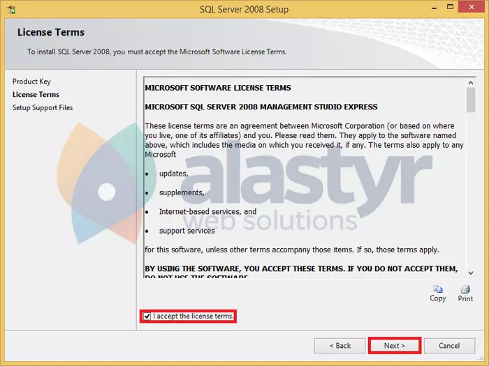 sql server 2008 kurulumu
