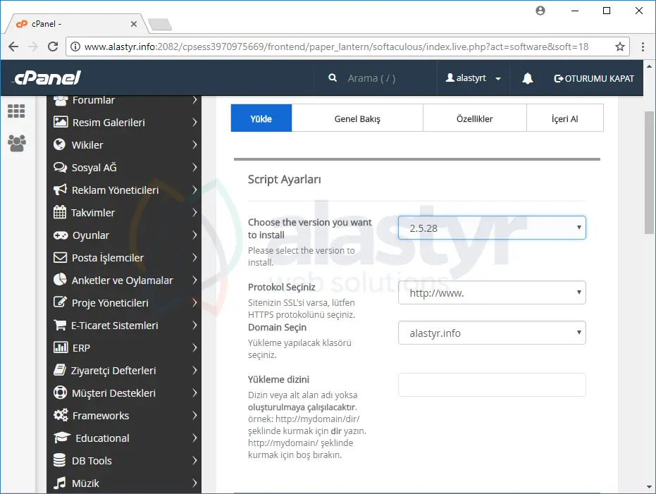 tek tıkla joomla kurulumu (3)