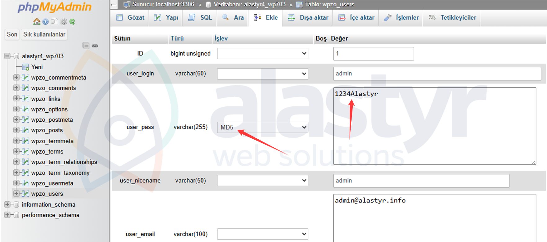 WordPress Şifresi Nasıl Değiştirilir?